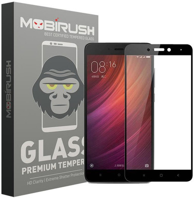 MOBIRUSH Edge To Edge Tempered Glass for Mi Redmi Note 4X(Pack of 1)