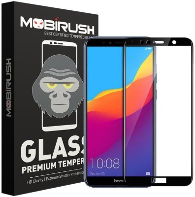 MOBIRUSH Edge To Edge Tempered Glass for Huawei Y7 Pro 2018(Pack of 1)