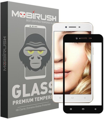 MOBIRUSH Edge To Edge Tempered Glass for Oppo A37(Pack of 1)