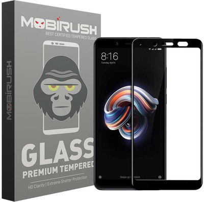 MOBIRUSH Edge To Edge Tempered Glass for Mi Redmi Note 5(Pack of 1)