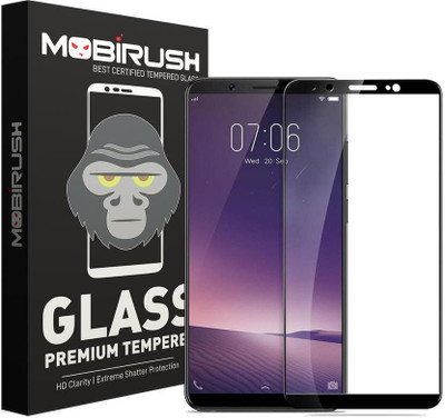 MOBIRUSH Edge To Edge Tempered Glass for VIVO V7(Pack of 1)