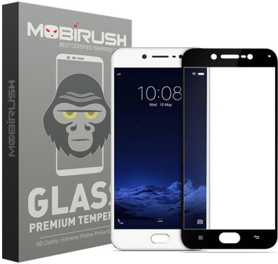 MOBIRUSH Edge To Edge Tempered Glass for Vivo V5/V5S(Pack of 1)