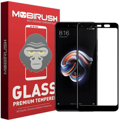 MOBIRUSH Edge To Edge Tempered Glass for Mi Redmi Note 5(Pack of 1)