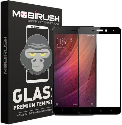 MOBIRUSH Edge To Edge Tempered Glass for Mi Redmi Note 4X(Pack of 1)