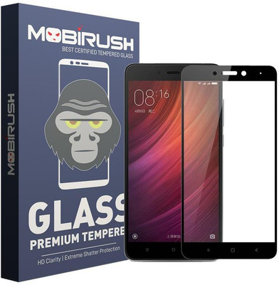 MOBIRUSH Edge To Edge Tempered Glass for Mi Redmi Note 4X(Pack of 1)