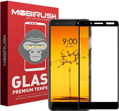 MOBIRUSH Edge To Edge Tempered Glass for Nokia 3.1(Pack of 1)