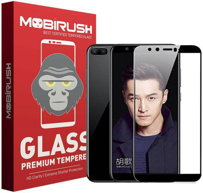 MOBIRUSH Edge To Edge Tempered Glass for Honor V9(Pack of 1)