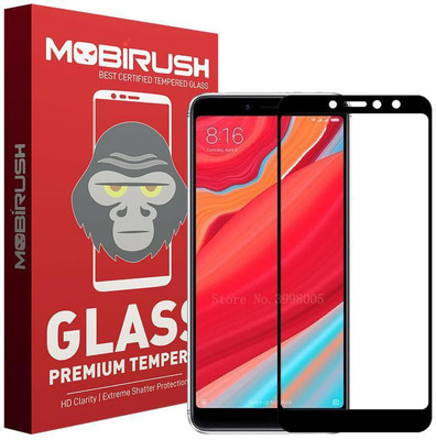 MOBIRUSH Edge To Edge Tempered Glass for Redmi S2(Pack of 1)