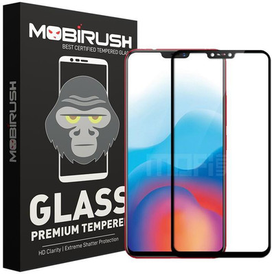 MOBIRUSH Edge To Edge Tempered Glass for VIVO X21(Pack of 1)