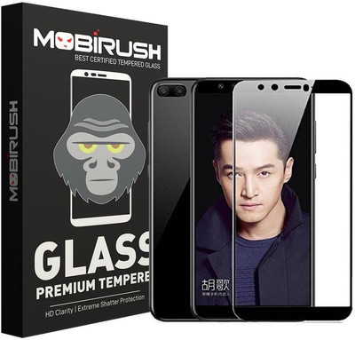 MOBIRUSH Edge To Edge Tempered Glass for Honor V9(Pack of 1)