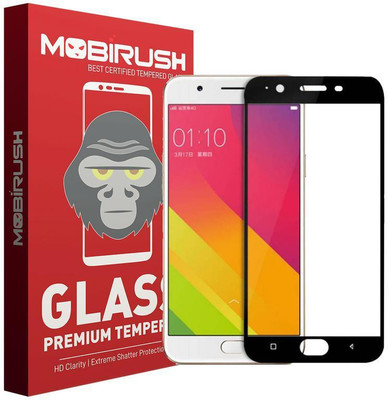 MOBIRUSH Edge To Edge Tempered Glass for Oppo F1s(Pack of 1)