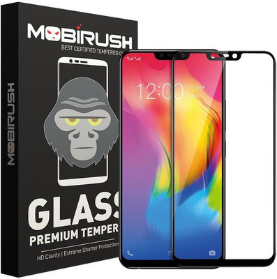 MOBIRUSH Edge To Edge Tempered Glass for Vivo Y81(Pack of 1)