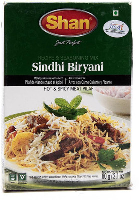 

Shan Sindhi Biryani Masala Spice Mix Original Imported, 3 Packs Of 50 Grams Each Authentic Taste Best Quality(3 x 50 g)