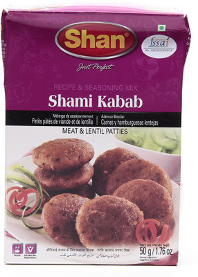

Shan Shami Kabab Masala Spice Mix Original Meat Lentil Patties Imported , 3 Packs Of 50 Grams Each Authentic Taste Best Quality(3 x 16.67 g)