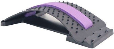 CPEX Multi Level Pressure Resistant Back Stretcher Massager for Athletes - Equipped Back / Lumbar Support(Black)