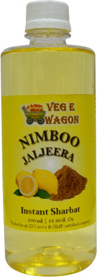 

Veg E Wagon Nimboo Jaljeera Instant Sharbat (Syrup) 500 Ml Nimboo, Jaljeera, Masala(500 ml, Pack of 1)