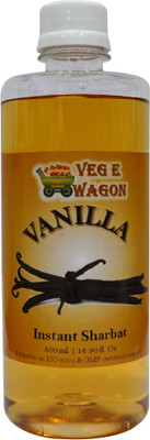 Veg E Wagon Vanilla Instant Sharbat (Syrup) 500 Ml Vanilla(500 ml, Pack of 1)
