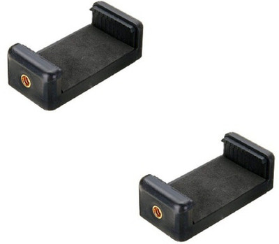 

technigent Set Of 2 Stand Clip Bracket Tripod / Mount Adapter Mobile holder Monopod(Black, Supports Up to 500 g)