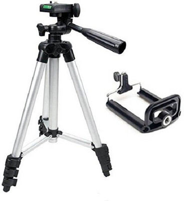 

TechGear Stretch 3110 Tripod(Silver, Black, Supports Up to 1000 g)