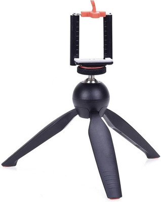 

WEBSTER YT-228 Mobile Stand Tripod selfie stick Mini Tripod with 360° Rotating Ball Head and Mobile Holder for All Smartphones and SLR/Digital Camera Tripod(Black, Supports Up to 1000 g)