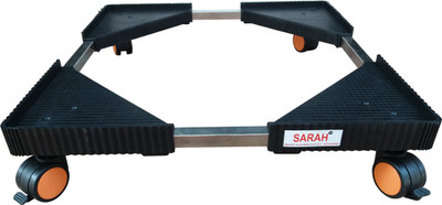 Sarah Adjustable (With Stainless Steel Joint pipe) Top Loading Semi/Fully Automatic Washing Machine Stand / Washing Machine Trolley