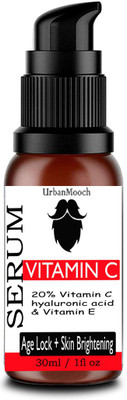 

UrbanMooch Vitamin C Face Serum For SKin Brightening, Spot Reducing, Anti Ageing & For Glowing SKin 30ml(30 ml)