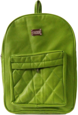 

ALLURE leather backpack Waterproof Multipurpose Bag(Green, 10 L)