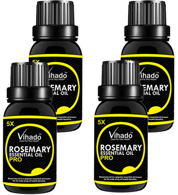 

VIHADO Rosemary Essential Oil 5x Fast (10 ml) (Pack of 4)(10 ml)
