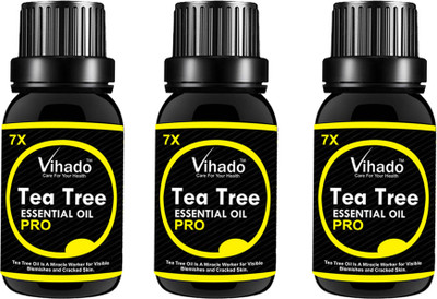 

VIHADO Pure Tea Tree Essential Oil 7x pro (20 ml) (Pack of 3)(20 ml)