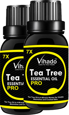 

VIHADO Tea Tree essential oil 7x Pro with Dropper (10 ml) (Pack of 2)(10 ml)