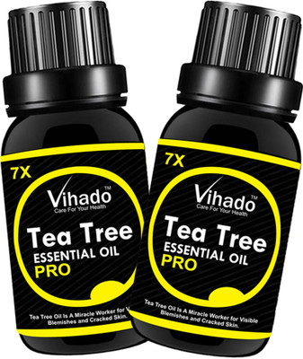 

VIHADO 100% pure and natural Tea Tree Oil 7x Pro (10 ml) (pack of 2)(10 ml)