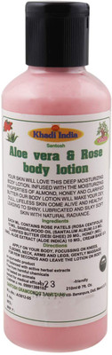 

Khadi India Santosh Aloe Vera & Rose body lotion (210 ML)(210 ml)