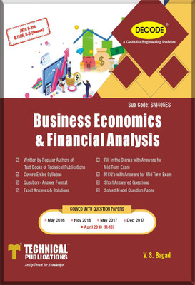 DECODE-Business Economics and Financial Analysis for JNTU-H B.TECH II-II COMMON(English, Paperback, Vilas S. Bagad)