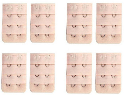BOLDNYOUNG BRA WAIST EXTENDER 2 HOOKS Hook Extender(Beige Pack of 8)