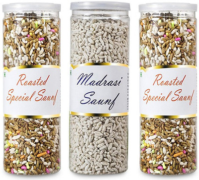 

Shadani Roasted Special Saunf And Madrasi Saunf Blast Flavour Candy(Pack of 3)