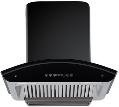 

Sunflame Autoclean Chimney Ace DX Titanium Jet Black Finish 1230m3/hr Wall Mounted Chimney(Black 1230 CMH)