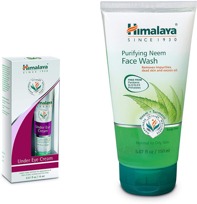 

Himalaya under eye cream, neem face wash(Set of 2)