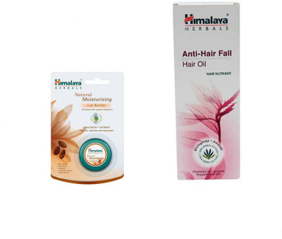

Himalaya boca butter lip care, anti hair fall oil(Set of 2)