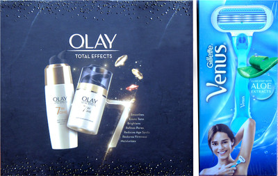 

Olay Total Effects 7 in 1 Anti-ageing Cream SPF 15 50 g and Smoothing Serum 50 ml+ VENUS WOMEN RAZOR(Set of 3)