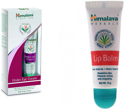 

Himalaya UNDER EYE CREAM , LIP BALM(Set of 2)