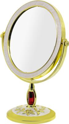 

Ear Lobe & Accessories Oval Vintage Golden Standing Mirror Big