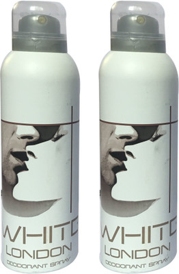 

LONDON WHITE ( PACK OF 2) Deodorant Spray - For Men & Women(200 ml, Pack of 2)