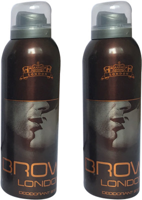 

LONDON BROWN ( PACK OF 2) Deodorant Spray - For Men & Women(200 ml, Pack of 2)