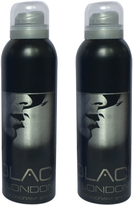 

LONDON BLACK ( PACK OF 2) Deodorant Spray - For Men & Women(200 ml, Pack of 2)