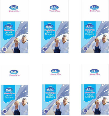 

RaL Freedom N Care Adult Diapers(ACD) Adult Diapers - L(60 Pieces)