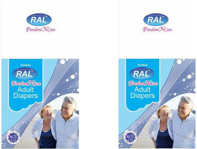 

RaL Freedom N Care Adult Diapers(CAN) Adult Diapers - XL(20 Pieces)
