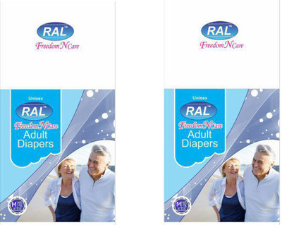 

RaL Freedom N Care Adult Diapers(ACH) Adult Diapers - M(20 Pieces)