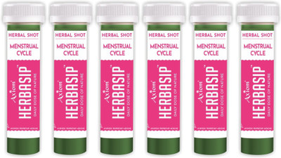 

Herbasip Menstrual Cycle juice Shots 50ml (Pack of 6 Shots) 300 ml(Pack of 6)