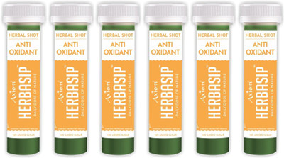 

Herbasip Anti Oxidant Juice Shots 50ml (Pack of 6 Shots) 300 ml(Pack of 6)