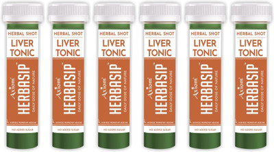 

Herbasip Liver Tonic Juice Shots 50ml (Pack of 6 Shots) 300 ml(Pack of 6)